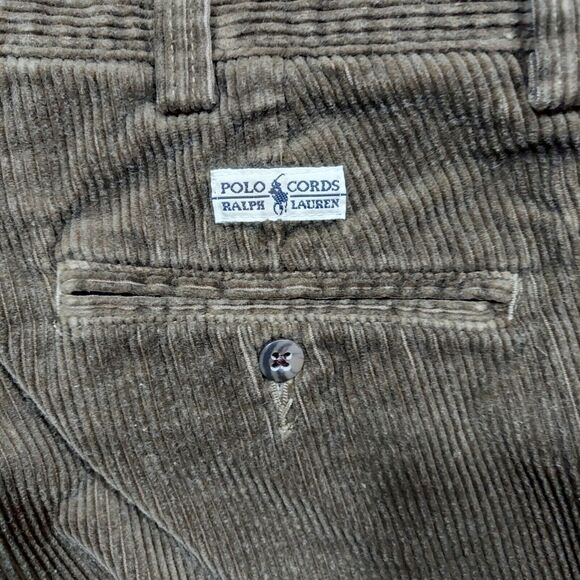 Polo Ralph Lauren Philip Pant Men's Vintage Brown Corduroy Pants Sz 36x30 - Picture 9 of 9
